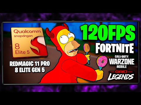 REDMAGIC 11 PRO with SNAPDRAGON 8 ELITE GEN 5 against HEAVY GAMES FROM THE PLAY STORE! | Fortnite...