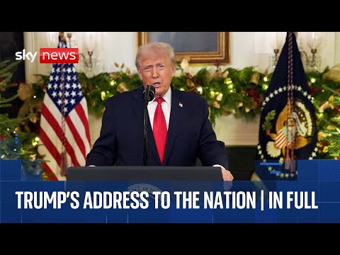 Trump delivers address to the nation from the White House