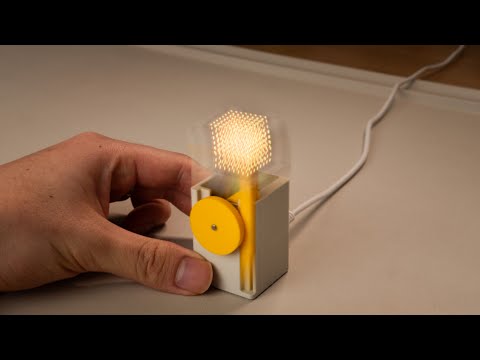 i made a mini volumetric display using linear motion