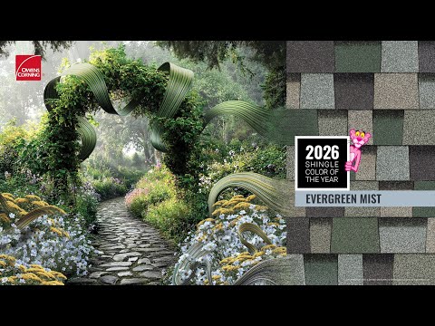 Owens Corning® 2026 Shingle Color of the Year: Evergreen Mist