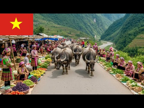 Unique Buffalo Meat Market & Authentic Street Food - Exploring Local Life Through Ta Phoi Market