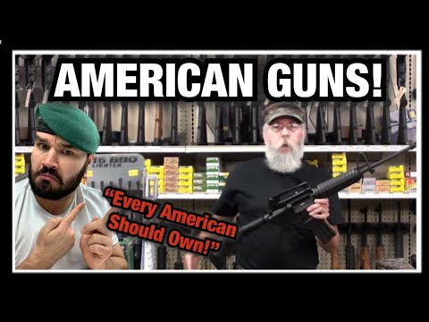 British Marine Reacts To 5 Guns Every American Should Own