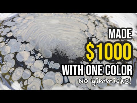 Minimalism SELLS! Made $1000 Selling My Art! How? One Technqiue, NO GIMMICKS!