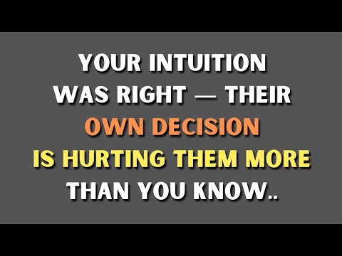 Your Intuition Was Right — Their Decision Is Hurting Them More Than You Know | Psychology Says
