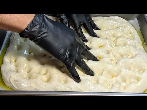 Secret to Bakery-Style Focaccia: 90% Hydration Dough (Easy Method!)