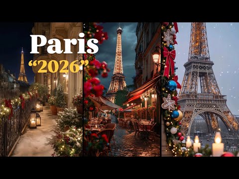 Paris, France🇫🇷 - Paris Christmas Lights 2026 | Christmas Walk 4K | Paris 4K | A Walk In Paris