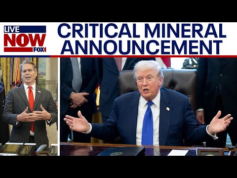 FULL REMARKS: Trump talks critical minerals, takes questions inside Oval Office