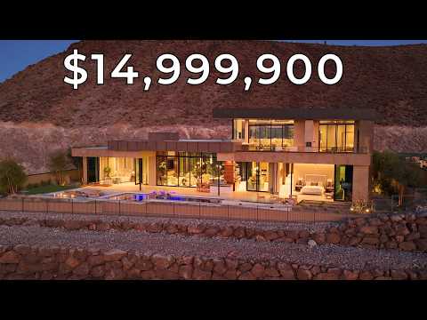 Inside a $14,999,900 Las Vegas Mansion with a Underground Wine Cellar!