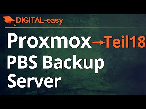 Proxmox Backup-Server - Teil 18 - dedizierten PBS installieren, einrichten und PVE-Backups machen