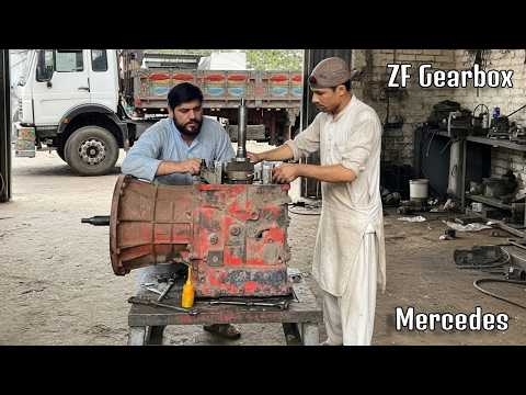 Mercedes Truck Gearbox Tear Down & Reassembly—Real Mechanics, Real Skill!