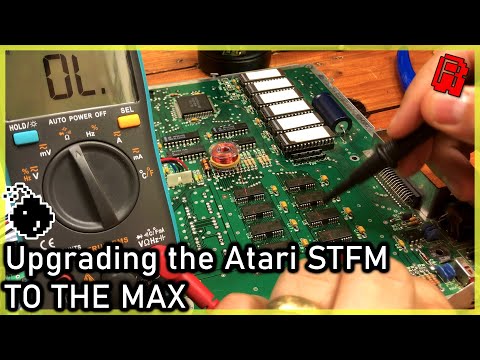 Maxing out the Atari 520 STFM with upgrades