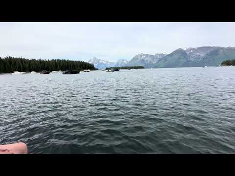 Enjoying Jackson Lake at Grand Tetons