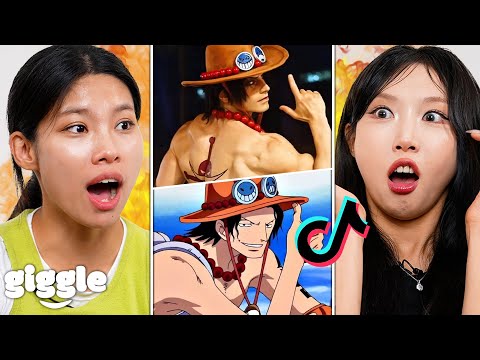 Korean Girls react to Cosplay TikToks!