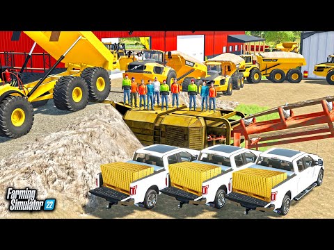 RUNNING A $10,000,000 GOLD MINE WITH A MASSIVE CREW! (NEW EMPLOYEES)