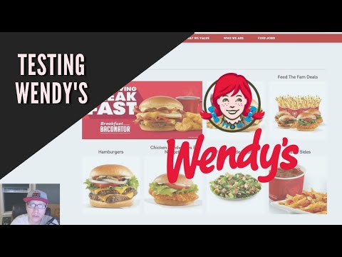 Testing the Wendy's website | Exploratory Testing | QA