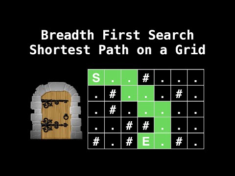 Breadth First Search grid shortest path | Graph Theory