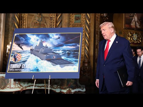 President announces new ‘Trump-class’ battleships for navy’s ‘Golden Fleet’