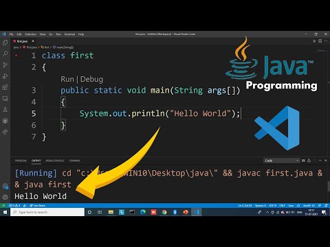 How to Run Java Program in Visual Studio Code | VS Code Java