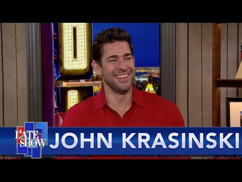 John Krasinski Takes The Colbert Questionert