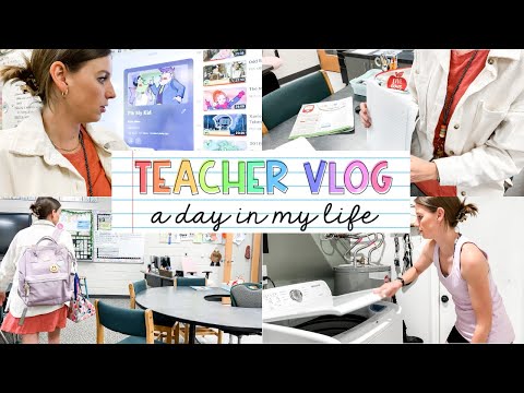 TEACHER VLOG | a full day in my life, teaching and house updates