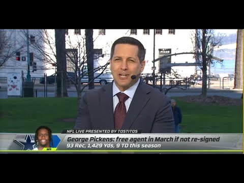 ESPN NFL LIVE | Adam Schefter CONFIDENT Dallas Cowboys Will FRANCHISE TAG George Pickens