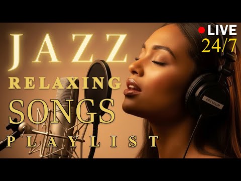 Smooth Jazz Chill Out Lounge with Female Vocals | Soulful Romantic Jazz Songs | LIVE🔴 24/7