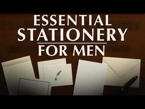 Stationery for Men | 5 Notecards Every Gentleman Should Own