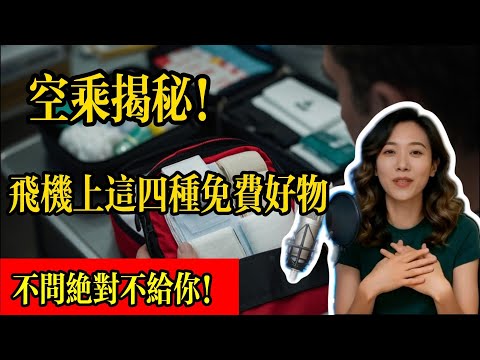 空乘揭秘！ 飛機上這四種免費好物，不問絕對不給你！