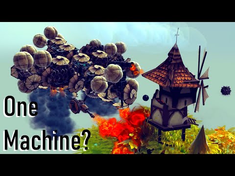 Can You Use One Machine to Beat Every Level in Besiege? (Part 1)