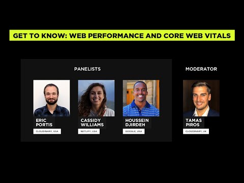 Panel Discussion: Get to Know: Web Performance and Core Web Vitals, React Summit Remote Edition 2021