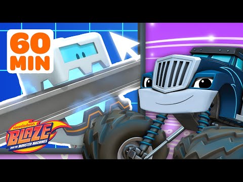 Crusher Builds Robots to Stop Blaze on Missions & Rescues! 🤖 | Blaze and the Monster Machines