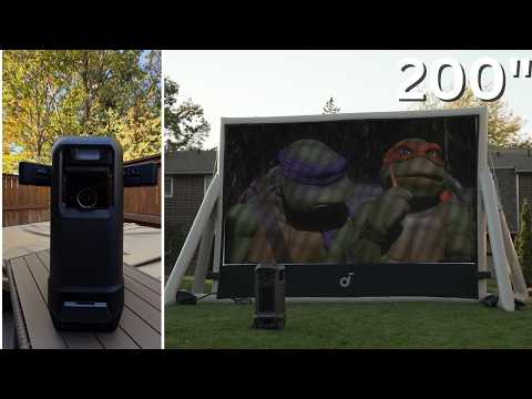 I Turned My Neighbourhood Into a Movie Theatre | soundcore Nebula X1 Pro