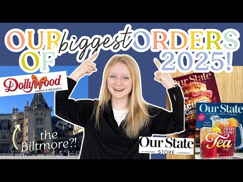 My BIGGEST ORDERS in 2025! Biltmore, Dollywood, Blick and more!