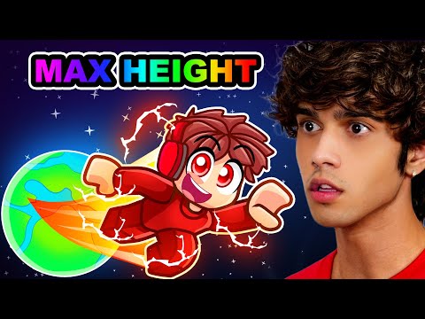 I Reached MAX LEVEL Height in Roblox Fly To Space…