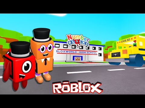 Numberblocks ESCAPE Numberblocks High School Obby in Roblox