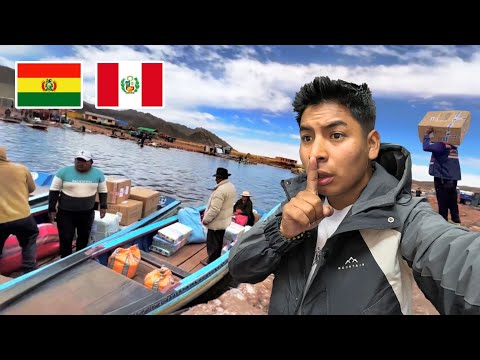 Así es la FRONTERA de PERÚ y BOLIVIA | Desaguadero