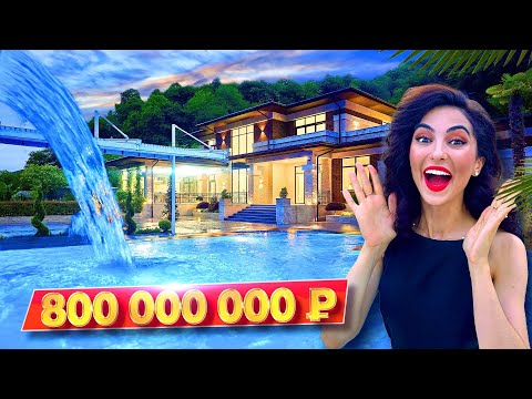 НОВАЯ ВИЛЛА МИЛЛИАРДЕРА В СОЧИ!🔥 1200м2 и 30 соток! Кинотеатр, бассейн, баня 💚 Дом в стиле Райта