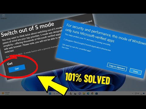 Turn Off Windows 11 / 10 S Mode Without Microsoft Account | Fix (Get) Switch Out Of s mode Missing ✅