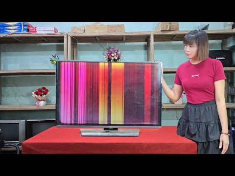 Restore striped LG 43LF630T TV screen without spending a penny / Hải daily life