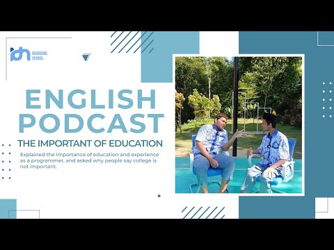 English Podcast | The Importance of Education With @aryankumarashifan78