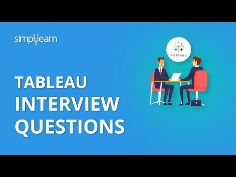 Tableau Interview Questions & Answers | Top Tableau Interview Questions | FAQ | Simplilearn
