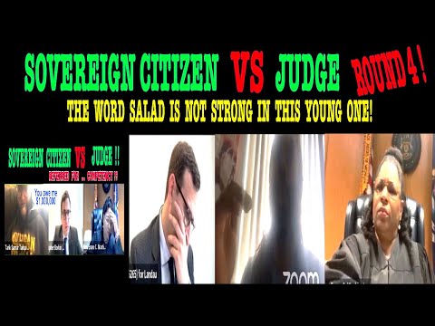 SOVEREIGN CITIZEN VS JUDGE WASHINGTON…ROUND 4! THE WORD SALAD IS NOT STRONG WITH THIS SOVCIDIOT!