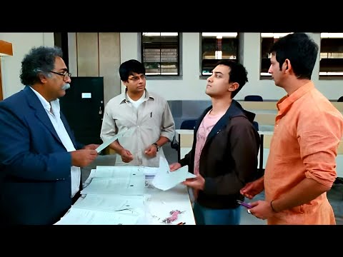 रेंचो ने क्लास में कर दी टीचर की बेइज्जती 😂 | Aamir Khan की 3 Idiots कॉमेडी | R. Madhavan, Sharman J
