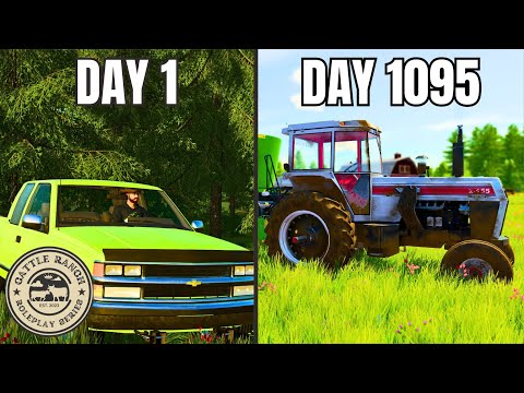 I Spent 3 Years Building a Cattle Farm  | Cattle Ranch Year 3