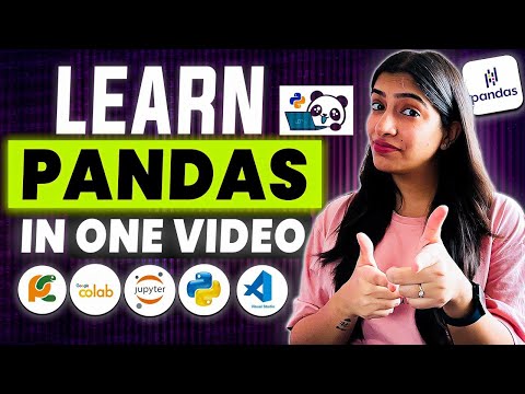 Python Pandas in One Hour | Crash Course for Beginners | You need to know this for ML, GenAI