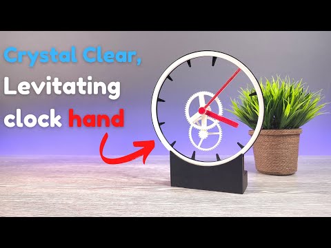 How I Made This Transparent Hollow Clock - It is 3D Printed!