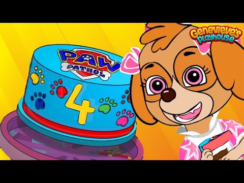 Paw Patrol Skye в день рождения анимация для детей!