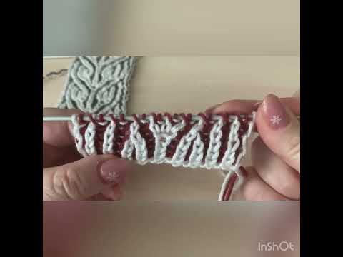 Узор в технике Бриошь для шапки,шарфа, снуда и не только