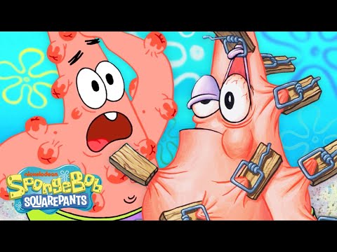 Patrick’s Most Painful Fails! 😖 | 45 Minute Compilation | @SpongeBobOfficial