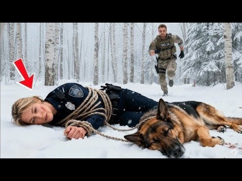 Ветеран обнаружил связанную офицерку и её служебную собаку в снегу…